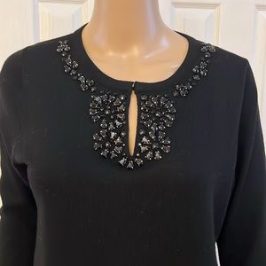 TALBOTS PULLOVER BEADED SWEATER